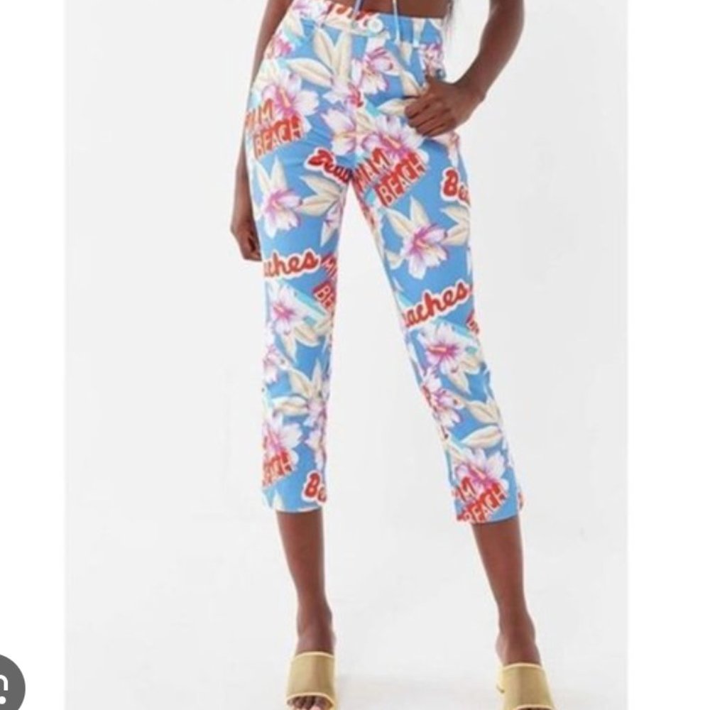 Urban Outfitters Cropped Miami Beach Pant